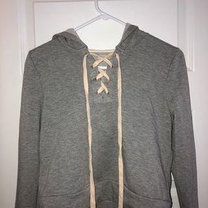 Girls Cropped Hoodie